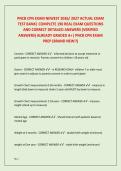 PNCB CPN EXAM NEWEST 2026&sol; 2027 ACTUAL EXAM  TEST BANK&vert; COMPLETE 190 REAL EXAM QUESTIONS  AND CORRECT DETAILED ANSWERS &lpar;VERIFIED  ANSWERS&rpar; ALREADY GRADED A&plus;&vert; PNCB CPN EXAM  PREP &lpar;BRAND NEW&excl;&excl;&rpar;