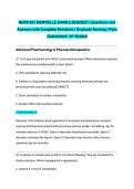NURS 661 MARYVILLE EXAM 2 2026&sol;2027 &vert; Questions and Answers with Complete Solutions &vert; Graduate Nursing &vert; Pass Guaranteed - A&plus; Graded