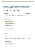 SCIN 211 Week 7 Lab Exercise 6&colon; Bacterial Identification Using DNA Sequencing & NCBI BLAST &vert; Full Questions and Answers &vert; 2026&period;
