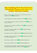 STCW   Exam &vert; Comprehensive Questions and Answers &vert; A&plus; Graded &vert; With Expert Solutions
