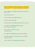 STCW   Exam &vert; Comprehensive Questions and Answers &vert; A&plus; Graded &vert; With Expert Solutions