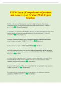 STCW   Exam &vert; Comprehensive Questions and Answers &vert; A&plus; Graded &vert; With Expert Solutions