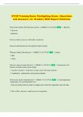 STCW   Exam &vert; Comprehensive Questions and Answers &vert; A&plus; Graded &vert; With Expert Solutions