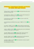 STCW   Exam &vert; Comprehensive Questions and Answers &vert; A&plus; Graded &vert; With Expert Solutions