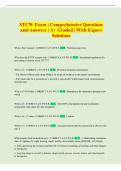 STCW   Exam &vert; Comprehensive Questions and Answers &vert; A&plus; Graded &vert; With Expert Solutions