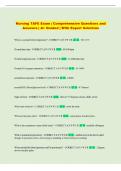 TAFE Exam Questions and Answers &vert; Comprehensive A&plus; Graded Expert Solutions