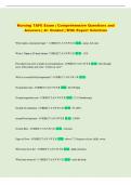TAFE Exam Questions and Answers &vert; Comprehensive A&plus; Graded Expert Solutions