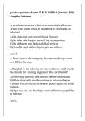 practice questions chapter 25 & 26 NUR164 Questions With Complete Solutions