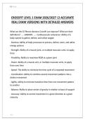 CROSSFIT LEVEL 1 EXAM 2026&sol;2027 &vert;2 ACCURATE  REAL EXAM VERSIONS WITH DETAILED ANSWERS 