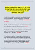 SKILLCAT EPA 608 EXAM NEWEST ACTUAL EXAM  COMPLETE QUESTIONS AND CORRECT DETAILED  ANSWERS &lpar;VERIFIED ANSWERS&rpar; &vert;ALREADY  GRADED A&plus; 2026&sol;2027 