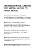 AHIP NONDISCRIMINATION EXAMINATION  STUDY SHEET 2026 QUESTIONS WITH  DETAILED SOLUTIONS