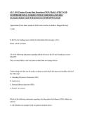 ALU 101 &lpar;Non-Med Chapter Group Quiz&rpar;&comma; Comprehensive Exam Questions and Verified Answers Collection LATEST UPDATE 