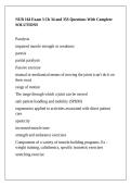 NUR 164 Exam 3 Ch 34 and 35S Questions With Complete SOLUTIONS