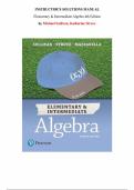 Instructor's Solutions Manual for Elementary & Intermediate Algebra&comma; 4th edition by Michael Sullivan&comma; Chapter 1-13 &vert; All Chapters 