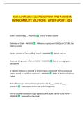 CSIA Certification &vert; 157 QUESTIONS AND ANSWERS WITH COMPLETE SOLUTIONS &vert; LATEST UPDATE 2026