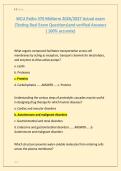WCU Patho 370 Midterm 2026&sol;2027 Actual exam  &lpar;Testing Real Exam Questions&rpar;and verified Answers  &lpar; 100&percnt; accurate&rpar;
