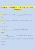 YVR AVOP Module 3 Practice Test 2025&sol;2026 &vert; Getting Your AVOP Exam Questions & Answers &vert; Airport Vehicle Operator Permit Study Guide&period;