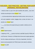 YVR AVOP Personal Test Practice &vert; Getting Your AVOP Study Guide &vert; Airport Vehicle Operator Permit Questions & Answers
