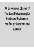 ap government public policy healthcare policy energy policy environment policy political science government chapter 17 policy making exam revision test bank  AP Government Chapter 17 Test Bank &ndash; Policymaking for Healthcare&comma; Environment&comma; and Energy Questio