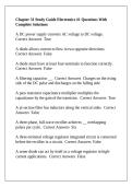 Chapter 31 Study Guide Electronics &num;1 Questions With Complete Solutions