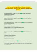 TEXAS FOOD SAFETY MANAGERS Exam &vert; Comprehensive Questions and Answers &vert; A&plus; Graded &vert; With Expert Solutions