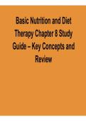 Basic Nutrition and Diet Therapy Chapter 8 Study Guide &vert; Key Concepts and Exam Review