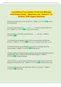 TEXAS FOOD SAFETY MANAGERS Exam &vert; Comprehensive Questions and Answers &vert; A&plus; Graded &vert; With Expert Solutions