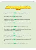TPC  Exam &vert; Comprehensive Questions and Answers &vert; &Acy;&plus; Graded &vert; With Expert Solutions