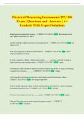 TPC  Exam &vert; Comprehensive Questions and Answers &vert; &Acy;&plus; Graded &vert; With Expert Solutions