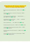 TPC  Exam &vert; Comprehensive Questions and Answers &vert; &Acy;&plus; Graded &vert; With Expert Solutions