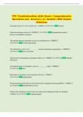 TPC  Exam &vert; Comprehensive Questions and Answers &vert; &Acy;&plus; Graded &vert; With Expert Solutions