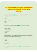 TPC  Exam &vert; Comprehensive Questions and Answers &vert; &Acy;&plus; Graded &vert; With Expert Solutions