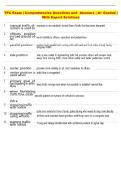 TPC  Exam &vert; Comprehensive Questions and Answers &vert; &Acy;&plus; Graded &vert; With Expert Solutions
