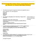 TPC  Exam &vert; Comprehensive Questions and Answers &vert; &Acy;&plus; Graded &vert; With Expert Solutions