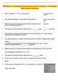 TPC  Exam &vert; Comprehensive Questions and Answers &vert; &Acy;&plus; Graded &vert; With Expert Solutions