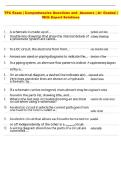 TPC  Exam &vert; Comprehensive Questions and Answers &vert; &Acy;&plus; Graded &vert; With Expert Solutions