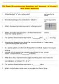 TPC  Exam &vert; Comprehensive Questions and Answers &vert; &Acy;&plus; Graded &vert; With Expert Solutions