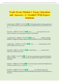 Trade Terms Exam &vert; Comprehensive Questions and Answers &vert; &Acy;&plus; Graded &vert; With Expert Solutions
