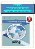 Complete Test Bank for Global Business &lpar;5th Edition&rpar; by Mike Peng &ndash; Chapters 1&ndash;17 &ndash; Multiple Choice Questions with Correct Answers 9780357716403
