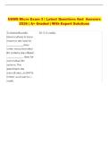 UAMS Exam &vert; Comprehensive Questions and Answers &vert; &Acy;&plus; Graded &vert; With Expert Solutions