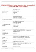 UAMS Exam &vert; Comprehensive Questions and Answers &vert; &Acy;&plus; Graded &vert; With Expert Solutions