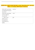 UAMS Exam &vert; Comprehensive Questions and Answers &vert; &Acy;&plus; Graded &vert; With Expert Solutions