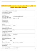 UAMS Exam &vert; Comprehensive Questions and Answers &vert; &Acy;&plus; Graded &vert; With Expert Solutions