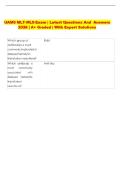 UAMS Exam &vert; Comprehensive Questions and Answers &vert; &Acy;&plus; Graded &vert; With Expert Solutions