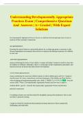 UDAP Exam &vert; Comprehensive Questions and Answers &vert; &Acy;&plus; Graded &vert; With Expert Solutions