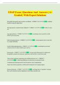 UDAP Exam &vert; Comprehensive Questions and Answers &vert; &Acy;&plus; Graded &vert; With Expert Solutions