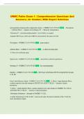 UNMC Exam &vert; Comprehensive Questions and Answers &vert; &Acy;&plus; Graded &vert; With Expert Solutions