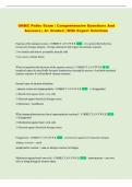 UNMC Exam &vert; Comprehensive Questions and Answers &vert; &Acy;&plus; Graded &vert; With Expert Solutions
