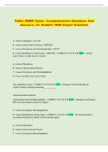 UNMC Exam &vert; Comprehensive Questions and Answers &vert; &Acy;&plus; Graded &vert; With Expert Solutions