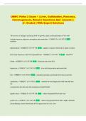 UNMC Exam &vert; Comprehensive Questions and Answers &vert; &Acy;&plus; Graded &vert; With Expert Solutions